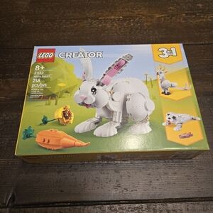 LEGO Creator 3 in 1 White Rabbit / Seal / Parrot Animal Toy Set
